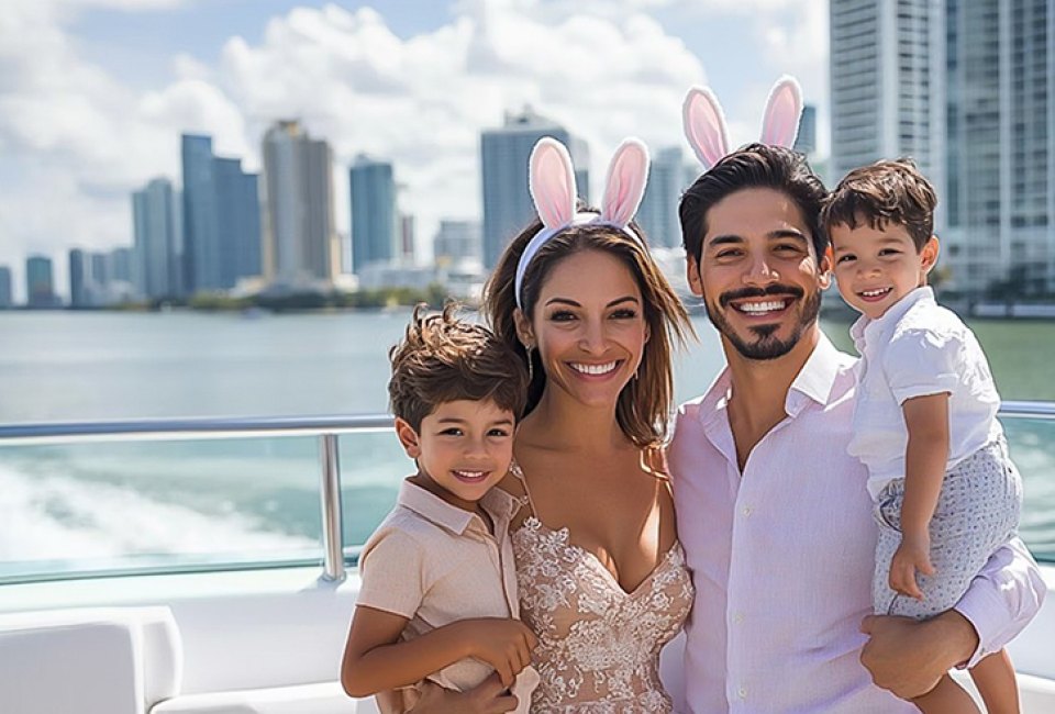 Enjoy Easter brunch at sea aboard the Seafair Megayacht in Miami. Photo courtesy of Seafair Cruises
