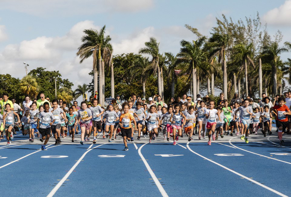 Begin your holiday in stride at  Turkey Trot Miami. Photo courtesy of the event