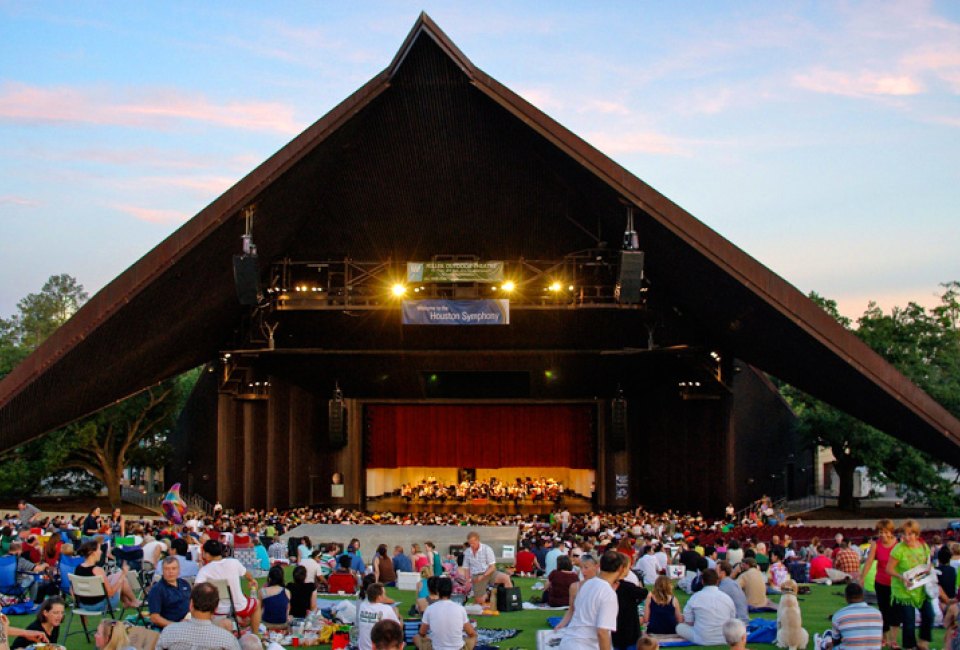 Summer Symphony Nights at Miller Outdoor Theatre photo by Adam Baker via Flickr (CC BY-NC-ND 2.0)