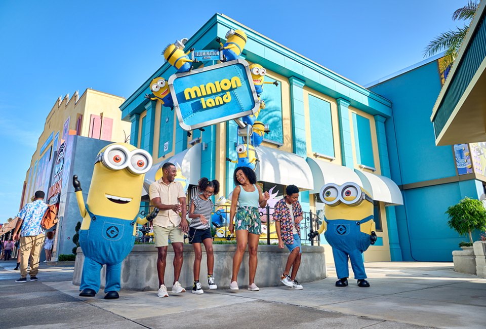 Follow the little yellow guys to the newest, coolest area of Universal Orlando Resort: Minion Land! Photo courtesy Universal Studios Florida
