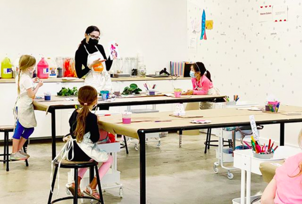 Masks don't block creativity! Photo courtesy of Minni