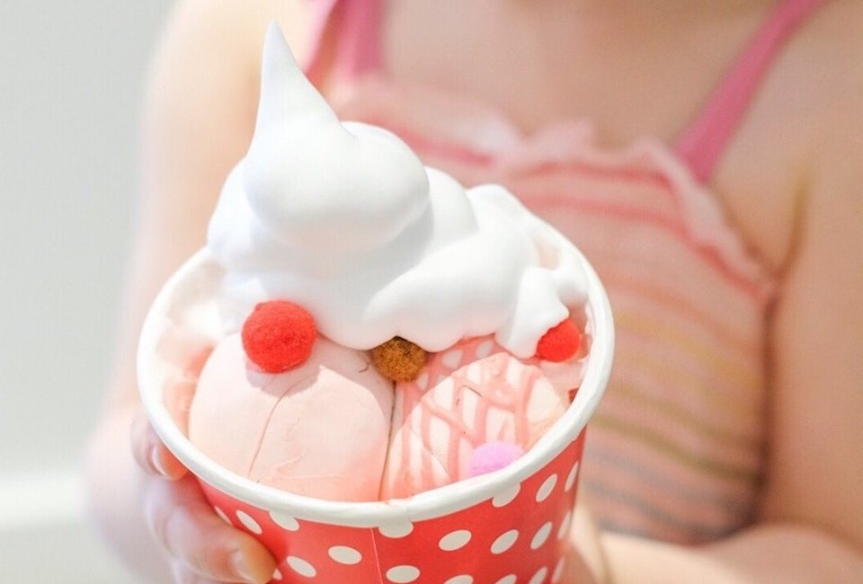 Slime ice cream?  It's a thing. Photo courtesy of Minni