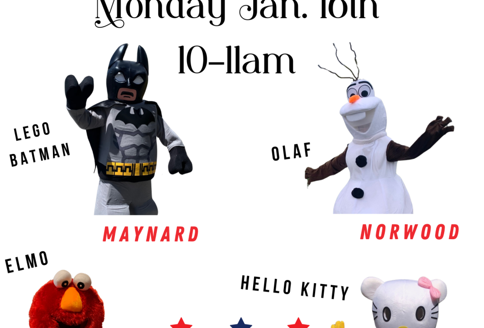 MLK Day characters at Jam Time