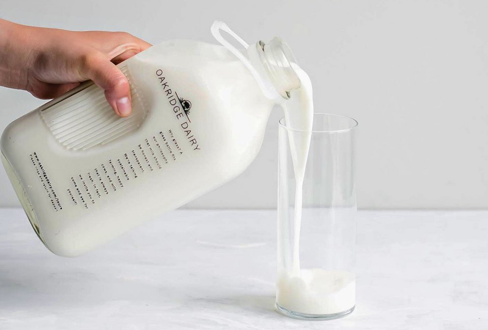 Oakridge Dairy milk is bottled and delivered within 24 hours. Photo courtesy of The Modern Milkman