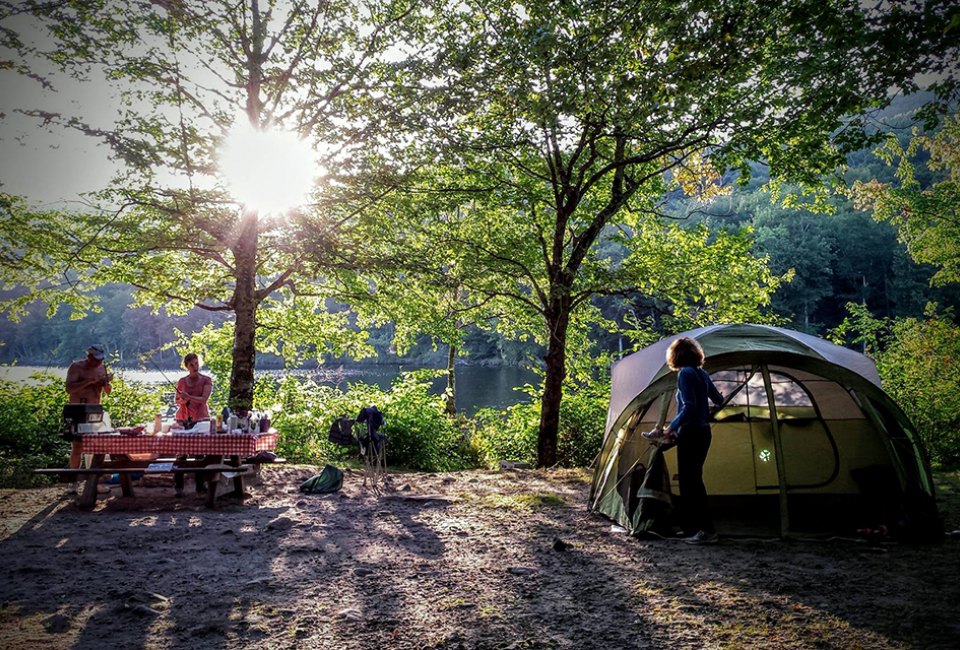 Mongaup Camp attracts plenty of families thanks to its lake-front location and friendly park rangers. Photo courtesy of the site