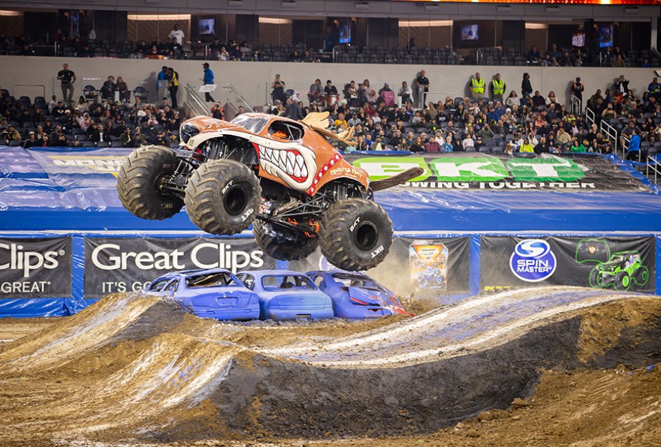 This Monster Mutt will do a lot more than bark at Monster Jam this weekend in Duluth. Photo courtesy Feld Entertainment