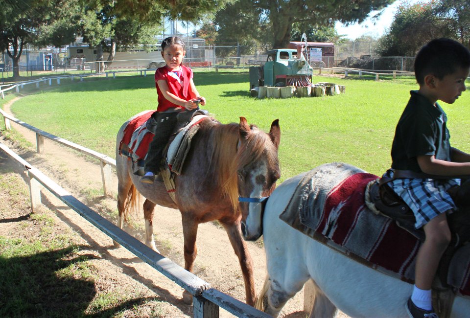 Things To Do With LA Kids Over Spring Break: Pony rides and petting zoos are always a thrill