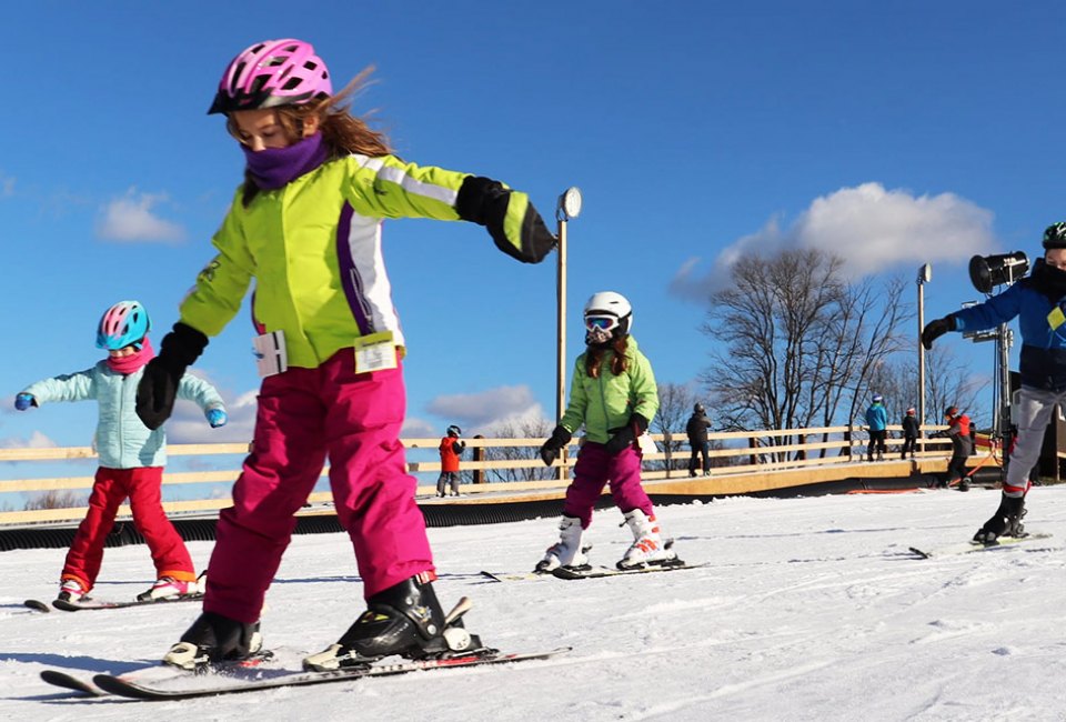 Mount Peter, in the heart of the Hudson Valley, is a great place for beginning skiers.