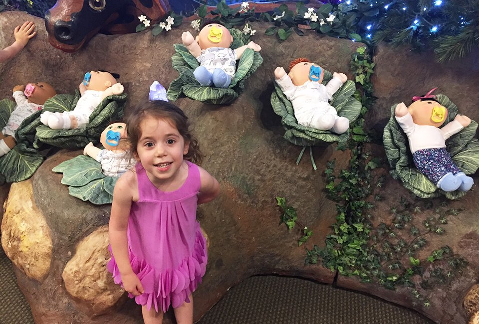 Babyland General Hospital offer free admission for kids to see where the beloved Cabbage Patch Kids are 