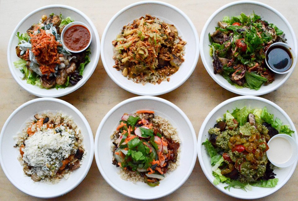 Every bowl combination at Gusto is delicious, as well as the kids' Cheese Foldies with choice of protein (not pictured here). Photo courtesy Gusto