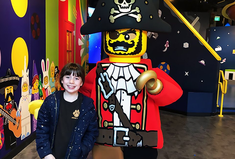 ​You never know who you'll run into at LEGO Discovery Center Atlanta!