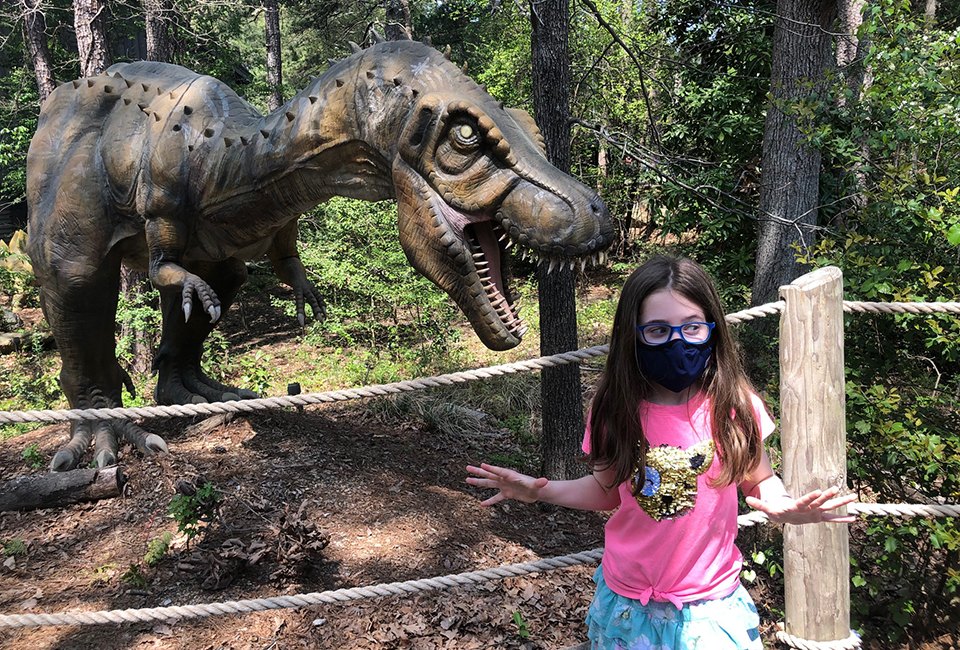 Stone Mountain Park's Dinosaur Explore attraction is a fun way to spend an afternoon. Photo by Melanie Preis