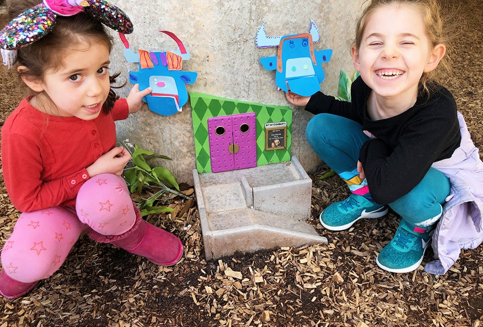 After a day at the Center for Puppetry Arts, check out the Tiny Door ATL installation (Door #11) at the attraction! Photo by Melanie Preis