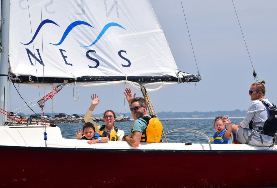 Take to the high seas. Photo courtesy of New England Science & Sailing Foundation﻿