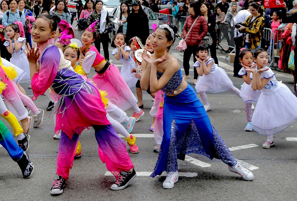 The streets come alive with tons of dance genres during the lively New York Dance Parade each May. Photo by Leonard Rosmarin