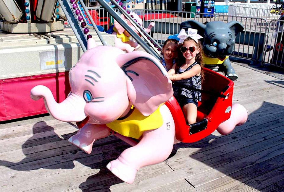 Kids will be thrilled with the new rides at Casino Pier. Photo courtesy of Casino Piers