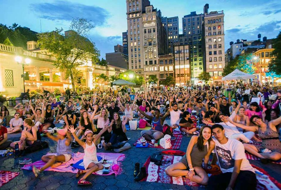 Pack a blanket for Summer in the Square movie nights. Photo by Liz Ligon