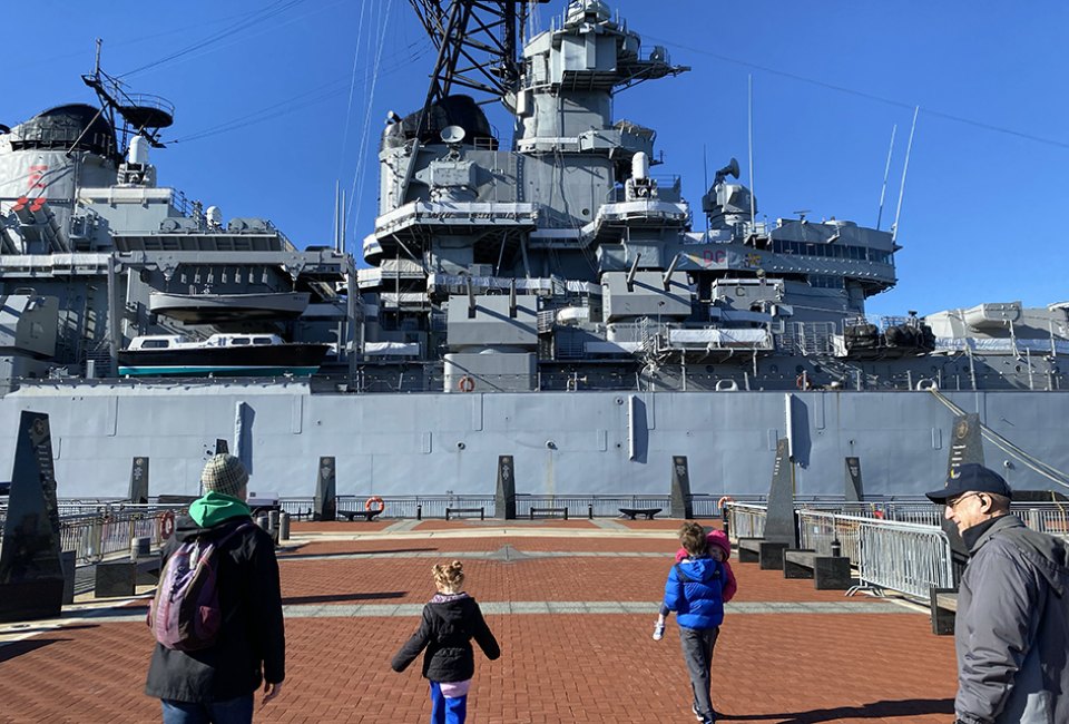 The Battleship New Jersey was the most decorated battleship in American history and has been turned into a museum that's docked in Camden. 