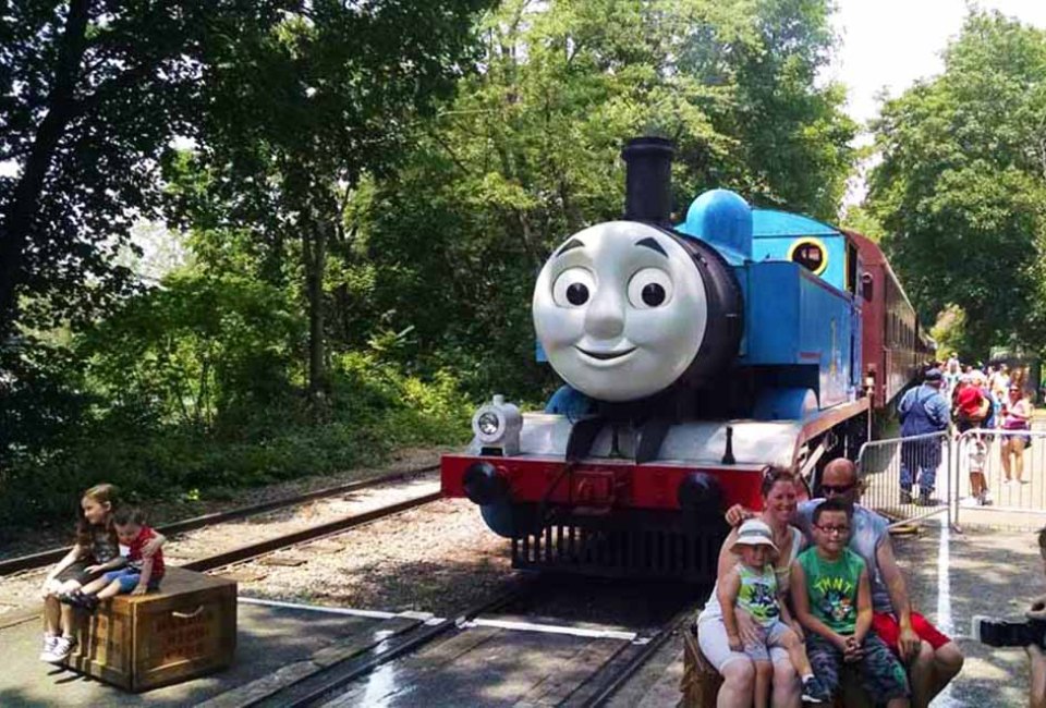 All aboard for family fun at A Day Out With Thomas. Photo courtesy of Delaware River Railroad Excursions