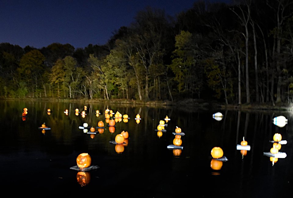 When Halloween's over, set your pumpkin afloat on Echo Lake. Photo courtesy of Trailside Nature Center