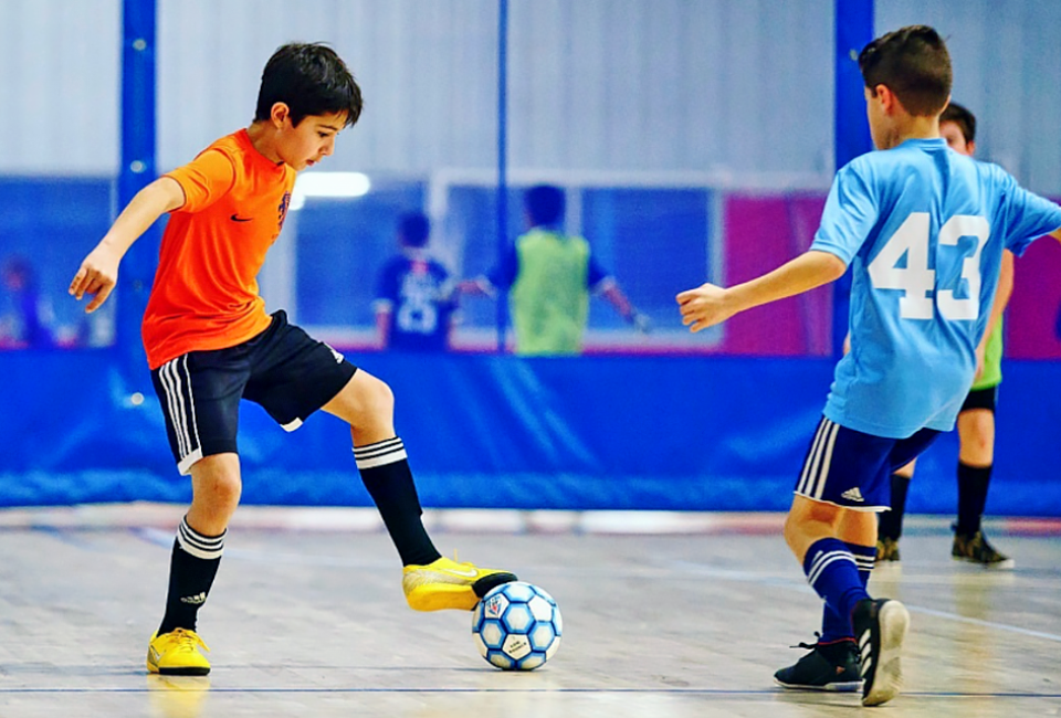 Futsal is a form of indoor soccer played in gyms in 5-on-5 fashion. Photo courtesy of Dutch Total Soccer