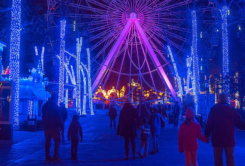 Six Flags Holiday in the Park returns for a 2023 run, promising thrilling holiday cheer. Photo courtesy of Six Flags