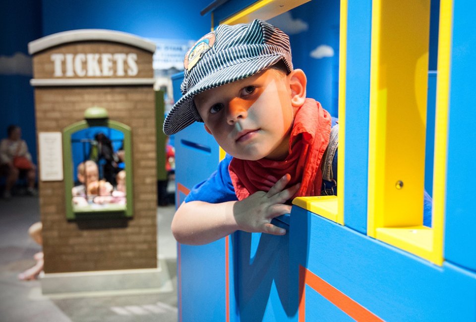 25 Things To Do for February's Winter Break in New Jersey Kids can learn, play, and solve problems in the new Thomas & Friends exhibition at the Liberty Science Center. Photo courtesy of LSC