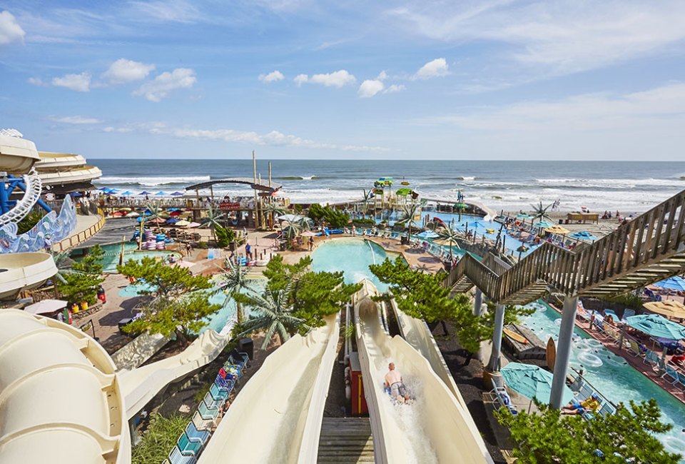 70 Things To Do at the Jersey Shore with Kids Make a splash at a Jersey Shore waterpark, like Ocean Oasis at Morey's Piers.. Photo by Kip Dawkins