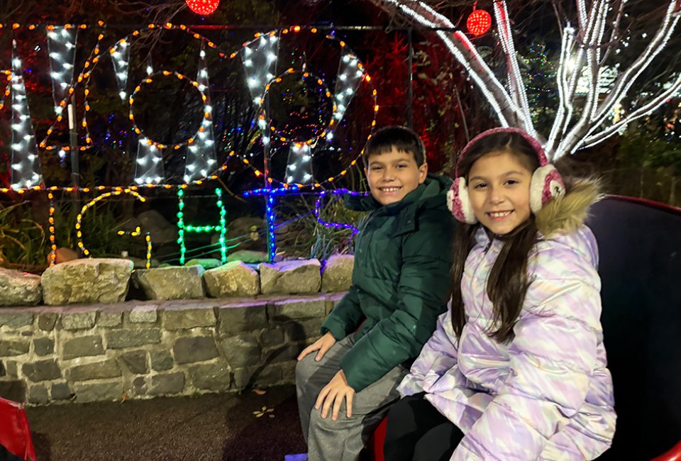 Turtle Back Zoo is all decked out for the holiday season, which means there are lots of great photo ops.