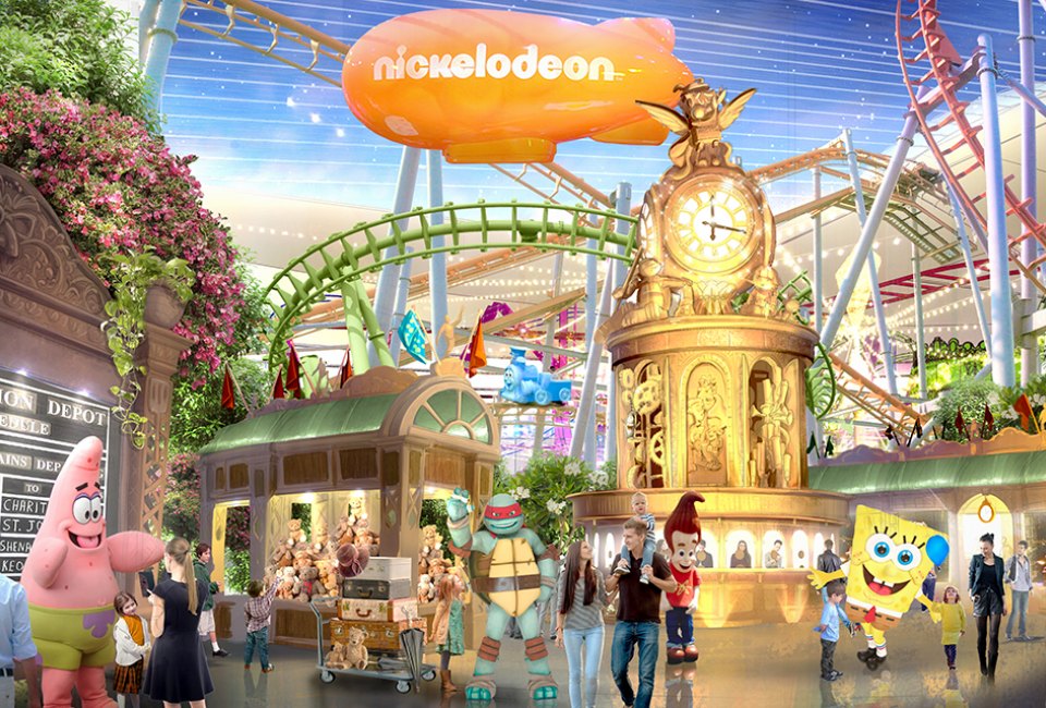 The Nickelodeon Universe Theme Park at American Dream will be the largest indoor amusement park in the western hemisphere.