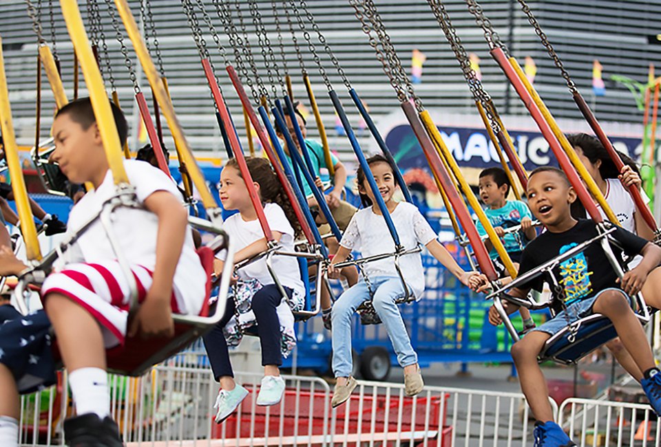 The NJ State Fair features the largest Kiddieland in New Jersey. Photo courtesy of the fair