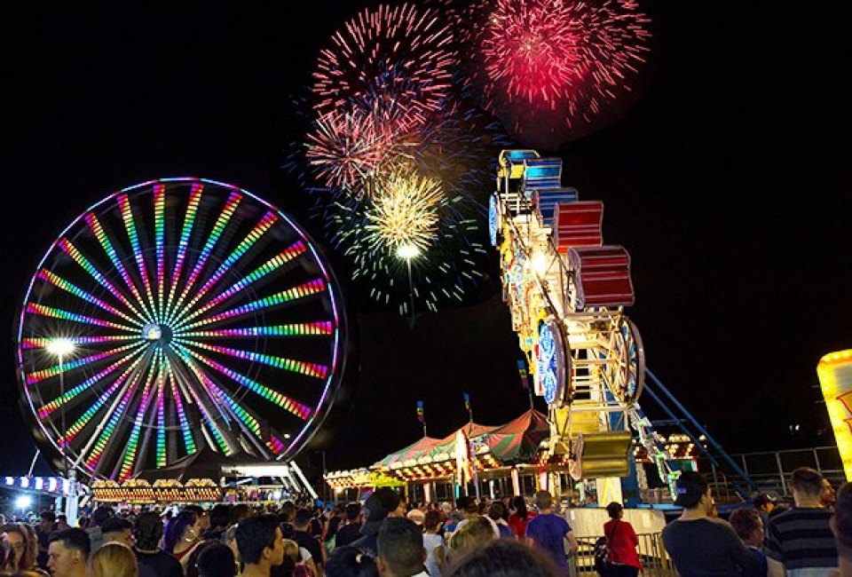 The State Fair Meadowlands puts on a thrilling fireworks display on July 3 and 4. Photo courtesy of the State Fair Meadowlands