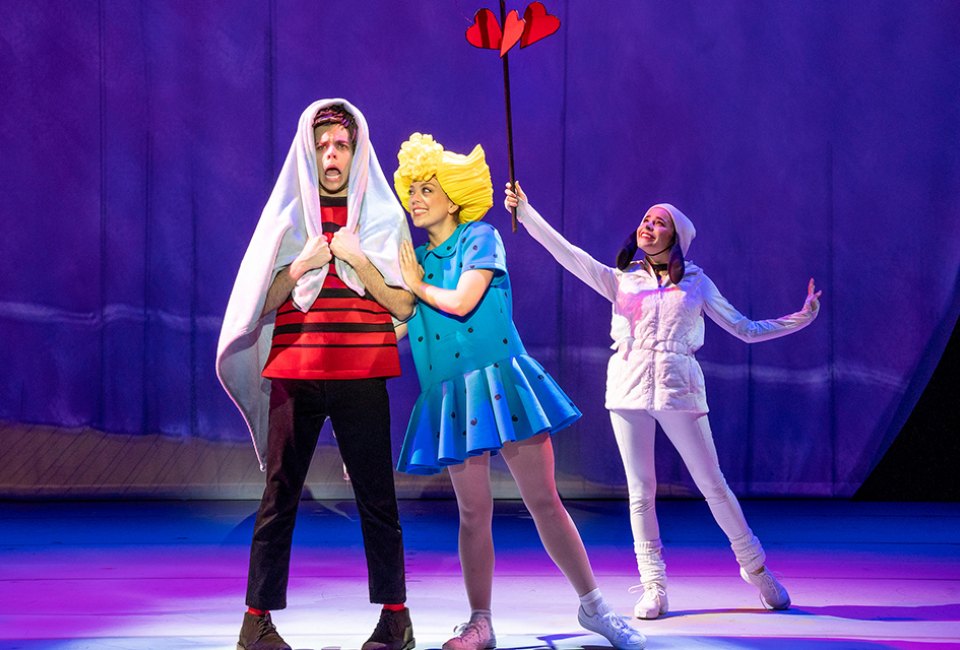 A Charlie Brown Christmas Live takes the stage at the Merriam Theater. Photo by Richard Termine.