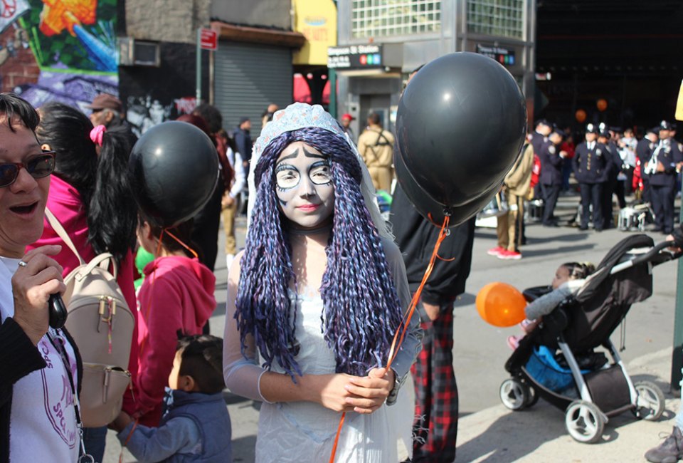 Get in costume to strut your stuff at the annual Bronx Halloween Parade. Photo courtesy of the parade organizers