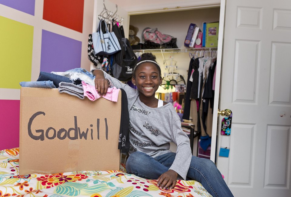 Goodwill accepts clean, gently used adult and children's clothing and household items. Photo courtesy of the Goodwill