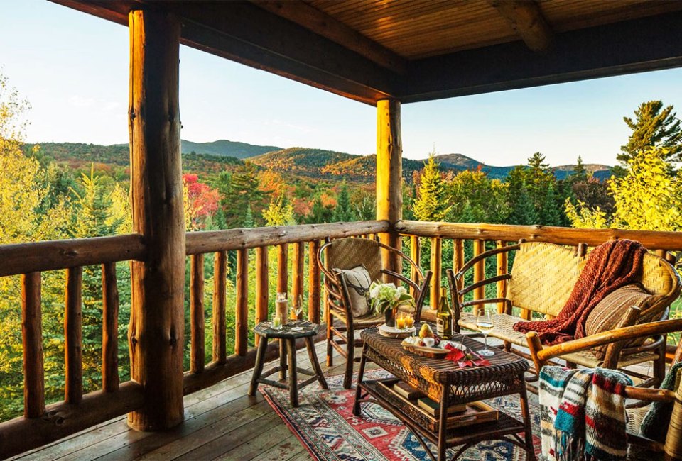 The lovely Whiteface Lodge is packed with family-friendly including, including swimming, tennis, skating, hiking, games, and canoeing for a weekend getaway in the heart of the Adirondacks. Photo courtesy of the lodge