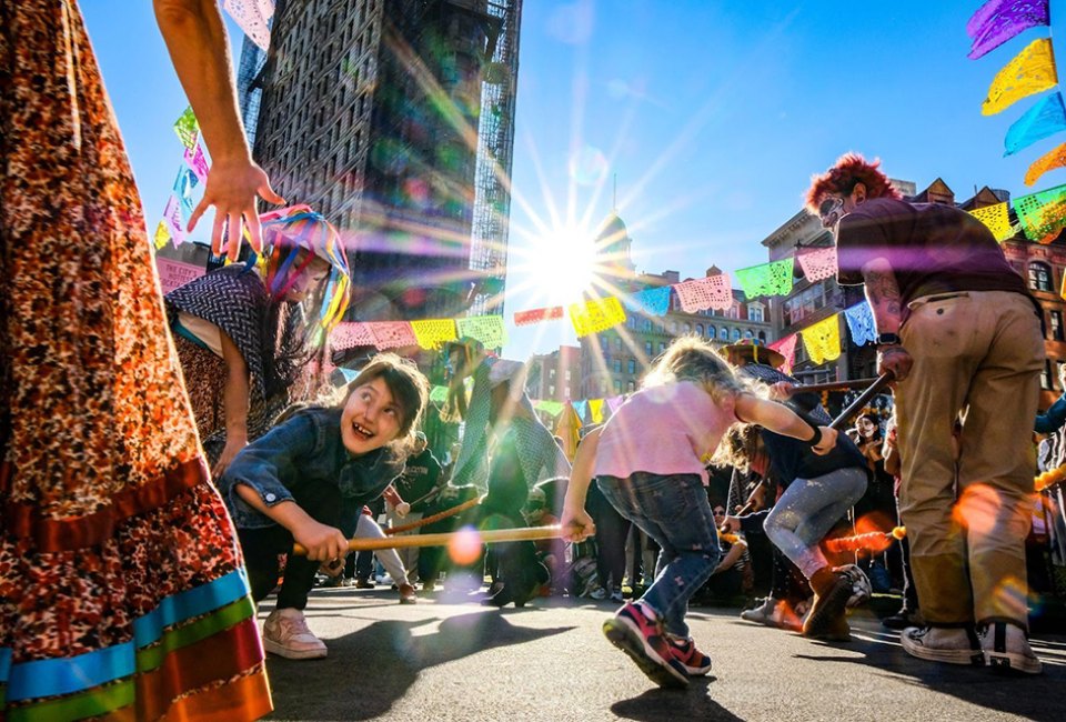 Día de los Muertos Week in the Flatiron District kicks off Monday, October 28, with interactive activities and events running all week long. Photo courtesy of the Flatiron NoMad Partnership