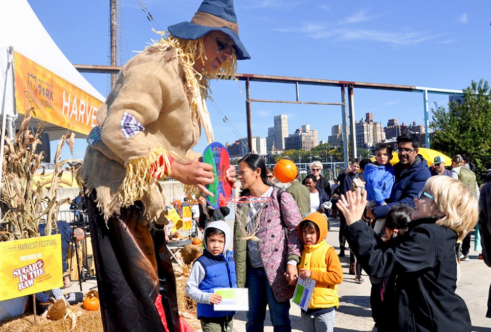 Celebrate the changing of the seasons at the Brooklyn Bridge Park Conservancy's annual Harvest Festival! Photo by Katherine Gray