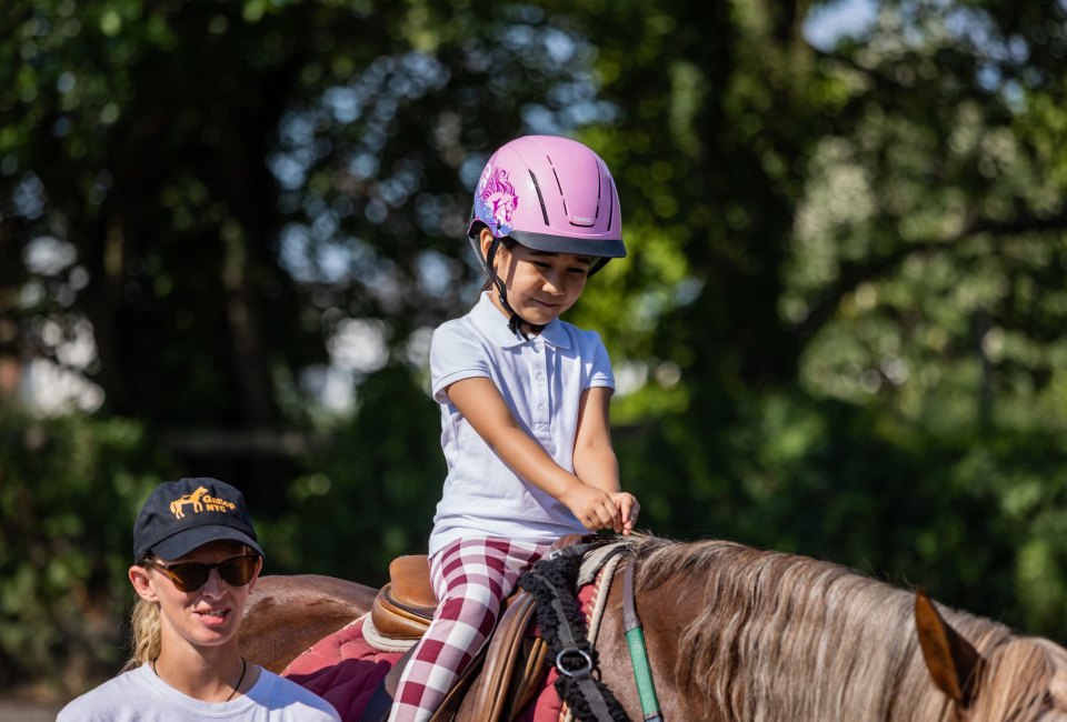 Learn horseback riding basics with Gallop NYC. Photo courtesy of Gallop NYC