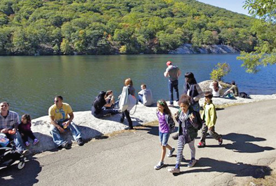 Bear Mountain State Park offers a variety of easy hikes near NYC perfect for kids. Photo courtesy of Bear Mountain