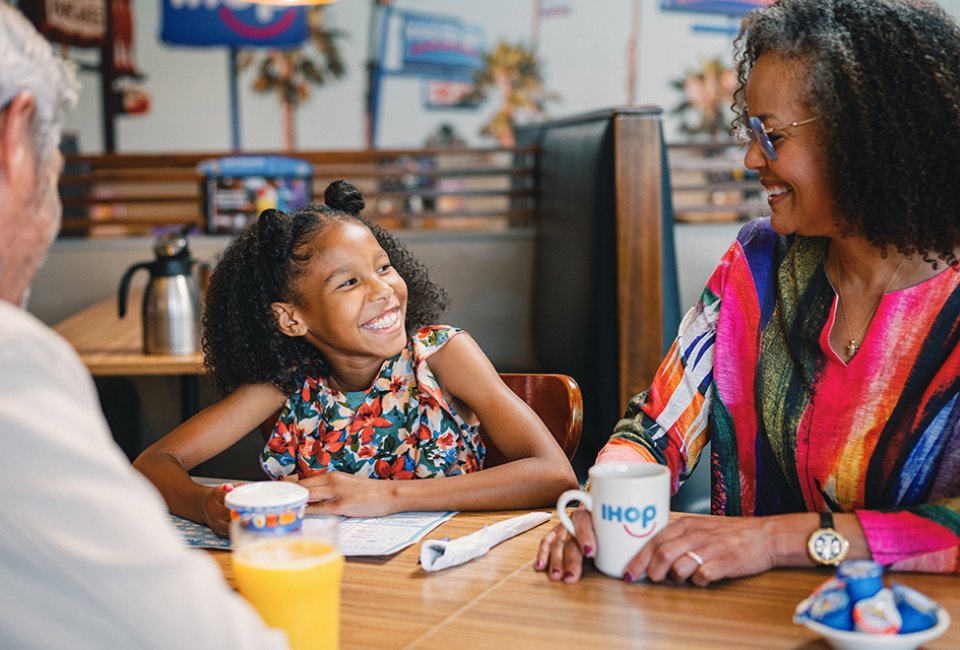 Kids eat free beginning at 4pm each afternoon at most IHOPs. Photo courtesy of IHOP