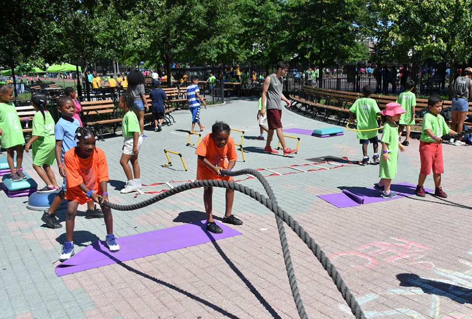 The NYC Parks Department summer camp lottery is now open and the cost for the summer is just $25. Photo by Daniel Avila for NYC Parks