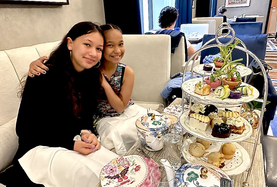 Towers of tea treats and an elegant setting make The Peninsula's Peter Rabbit Afternoon Tea a special springtime experience. 
