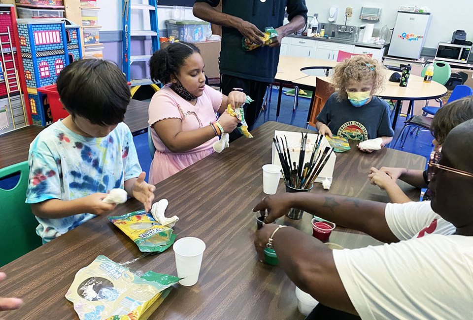 Kids tap into their inner inventor and creator at Extreme Kids & Crew. Photo courtesy of Extreme Kids & Crew