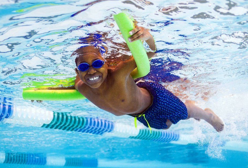 Asphalt Green has a pair of campuses with beautiful indoor pools.