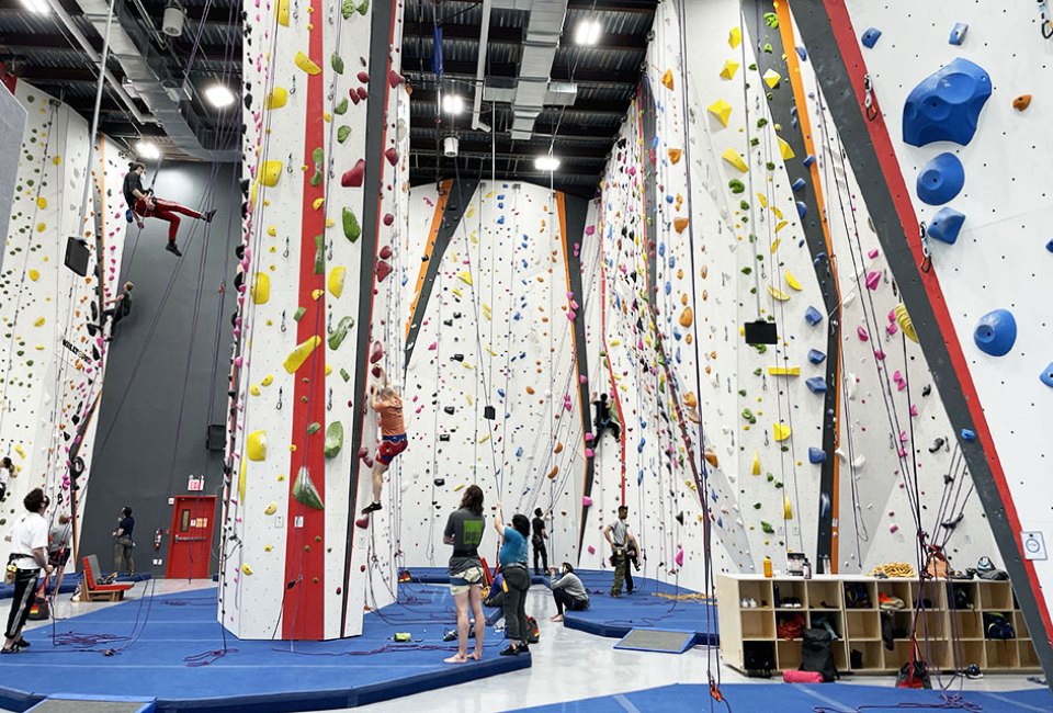 The Cliffs at Gowanus offers three floors of bouldering fun with kid-friendly classes, summer camps, and more family-friendly fun.