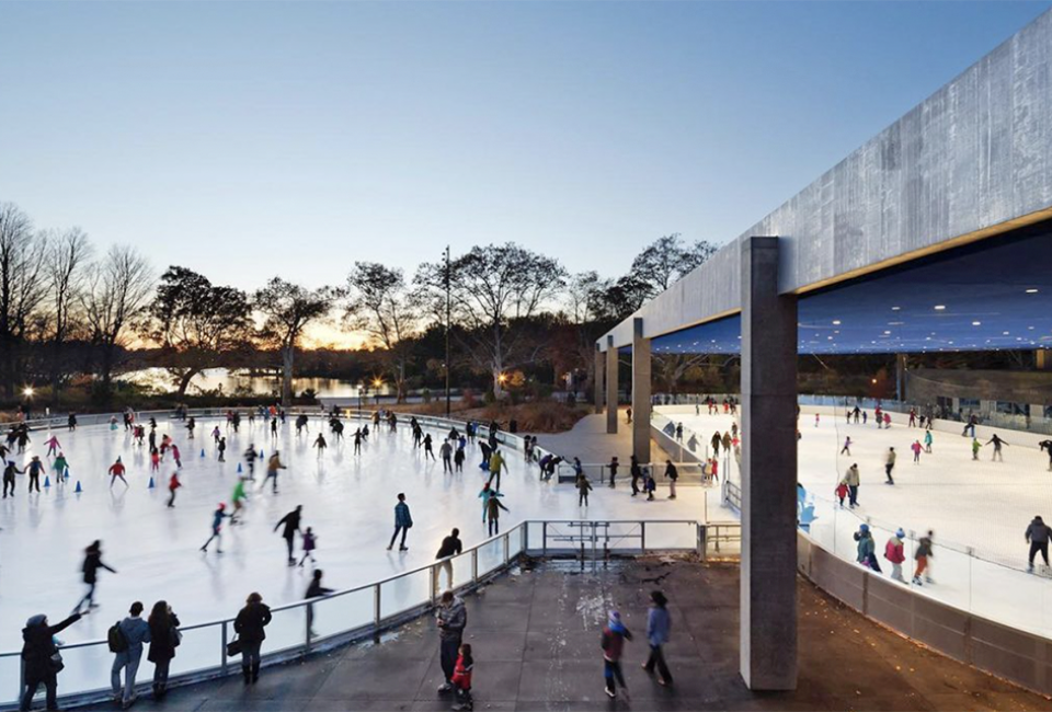 Things To Do Thanksgiving weekend in NYC; LeFrak Center at Lakeside ice skating rink