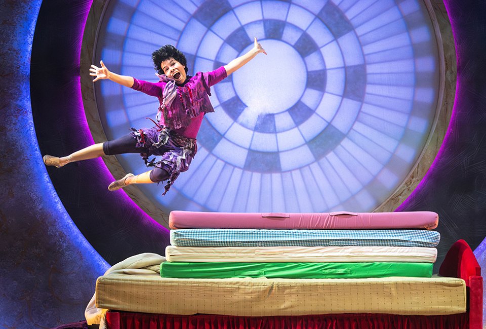  The Princess and the Pea gallops into the New Victory Theater this month. Photo by © 2024 Foteini Christofilopoulou