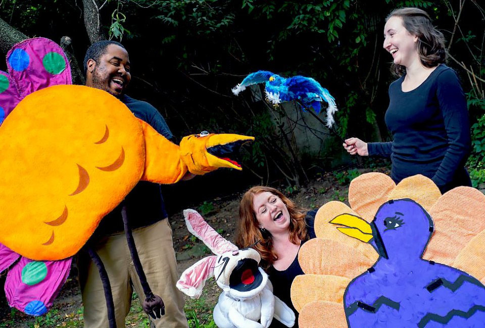 See the clever Tobias Turkey Family Show Saturday at the Jamaica Center for Arts & Learning. Photo courtesy of the center