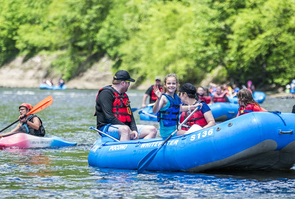 Hit the rapids with Pocono Whitewater for white water rafting near NYC. 